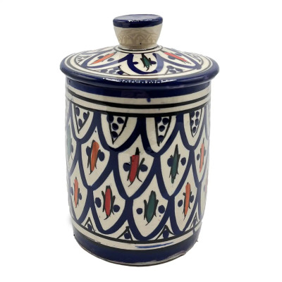Bicchiere Etnico Artigianale Terracotta Ceramica Marocchina 1211241319