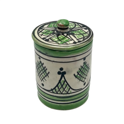 Bicchiere Etnico Artigianale Terracotta Ceramica Marocchina 1804241305