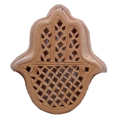 Applique da Parete Esterna in Terracotta Tunisina Fatta a Mano: Illuminazione Unica per Ogni Ambiente 0211201003