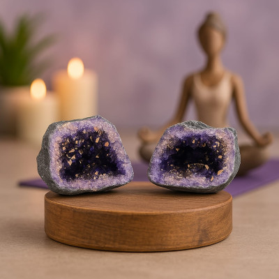 Geode Naturale Diviso in...