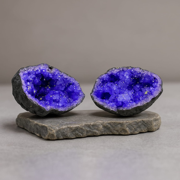 copy of Geode Naturale Diviso in Due – Cristallo Viola 6–8 cm | Minerale Grezzo Decorativo e da Collezione 2805251300