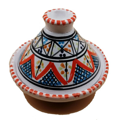 Mini Tajine Etnico PortaSpezie Ceramica Terracotta Tunisina 1211201233