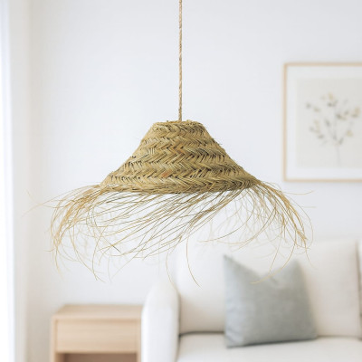 Lampadario Fibre Naturali a...