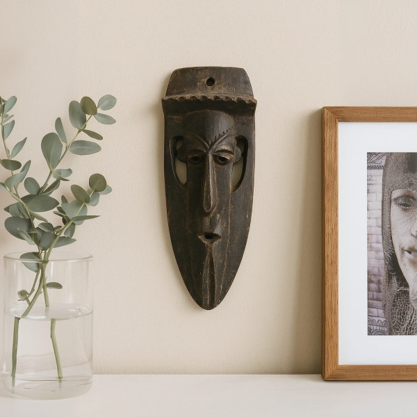 copy of Maschera in pietra naturale dell’Atlante marocchino 21x14 cm – Scultura artigianale intagliata a mano 1311251300
