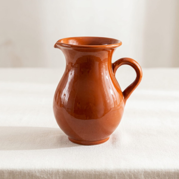 Brocca 1L in Terracotta Smaltata - Altezza 18/20cm - Made in Italy 2307251102
